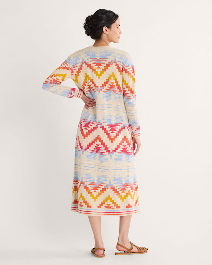 WOMEN'S COTTON DUSTER CARDIGAN