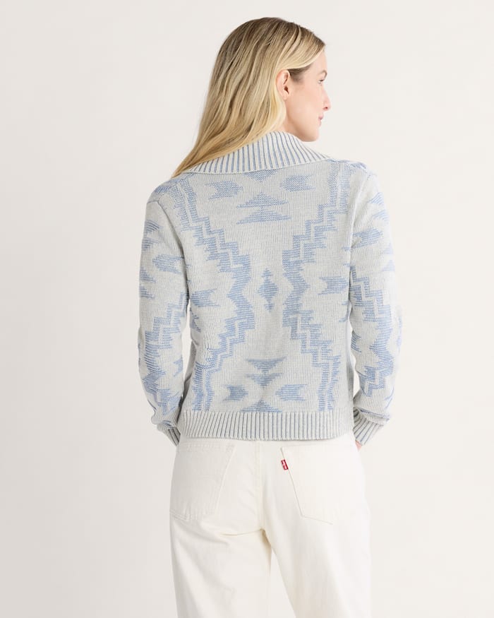 WOMEN'S TEXTURED COTTON CARDIGAN