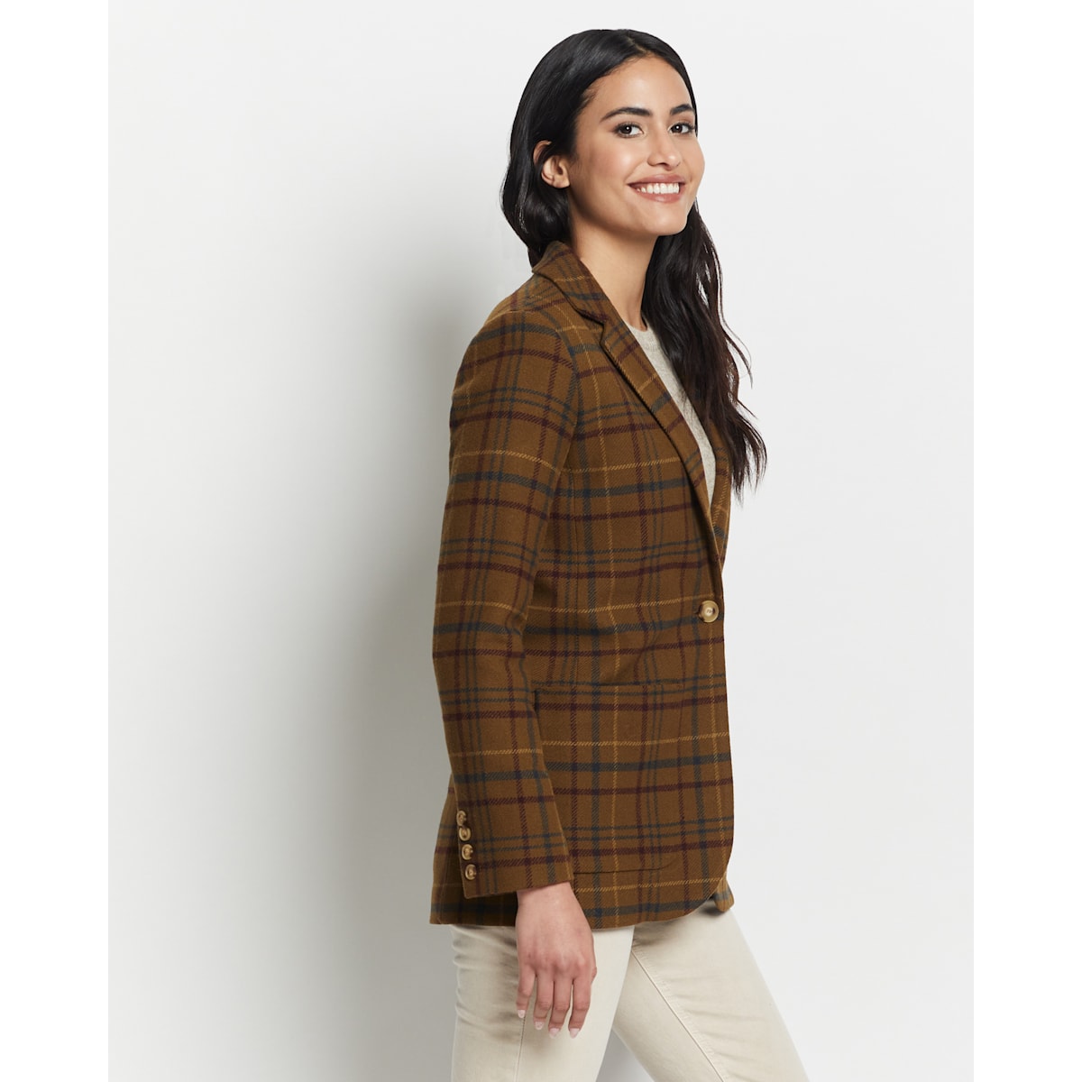 blazer plaid
