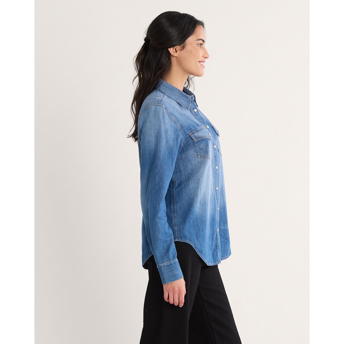 Women's Chambray Gambler Shirt | Pendleton