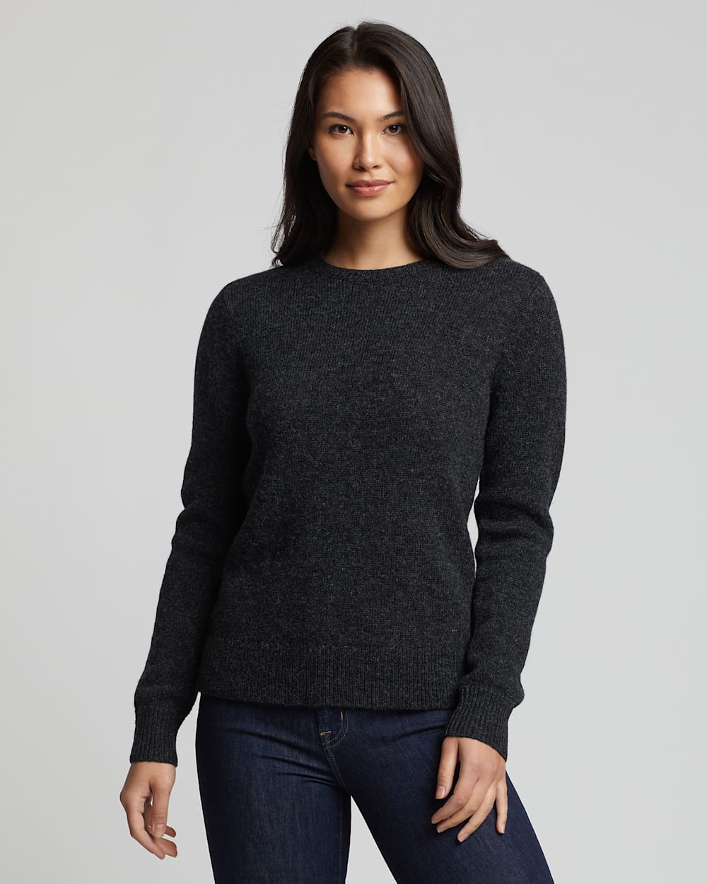 WOMEN S SHETLAND WASHABLE WOOL CREWNECK Pendleton