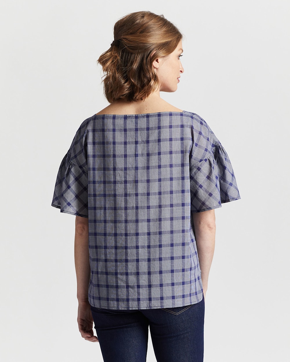トップス sheller airy dot flare tops WOMEN'S AIRY SHORT-SLEEVE BOATNECK TOP