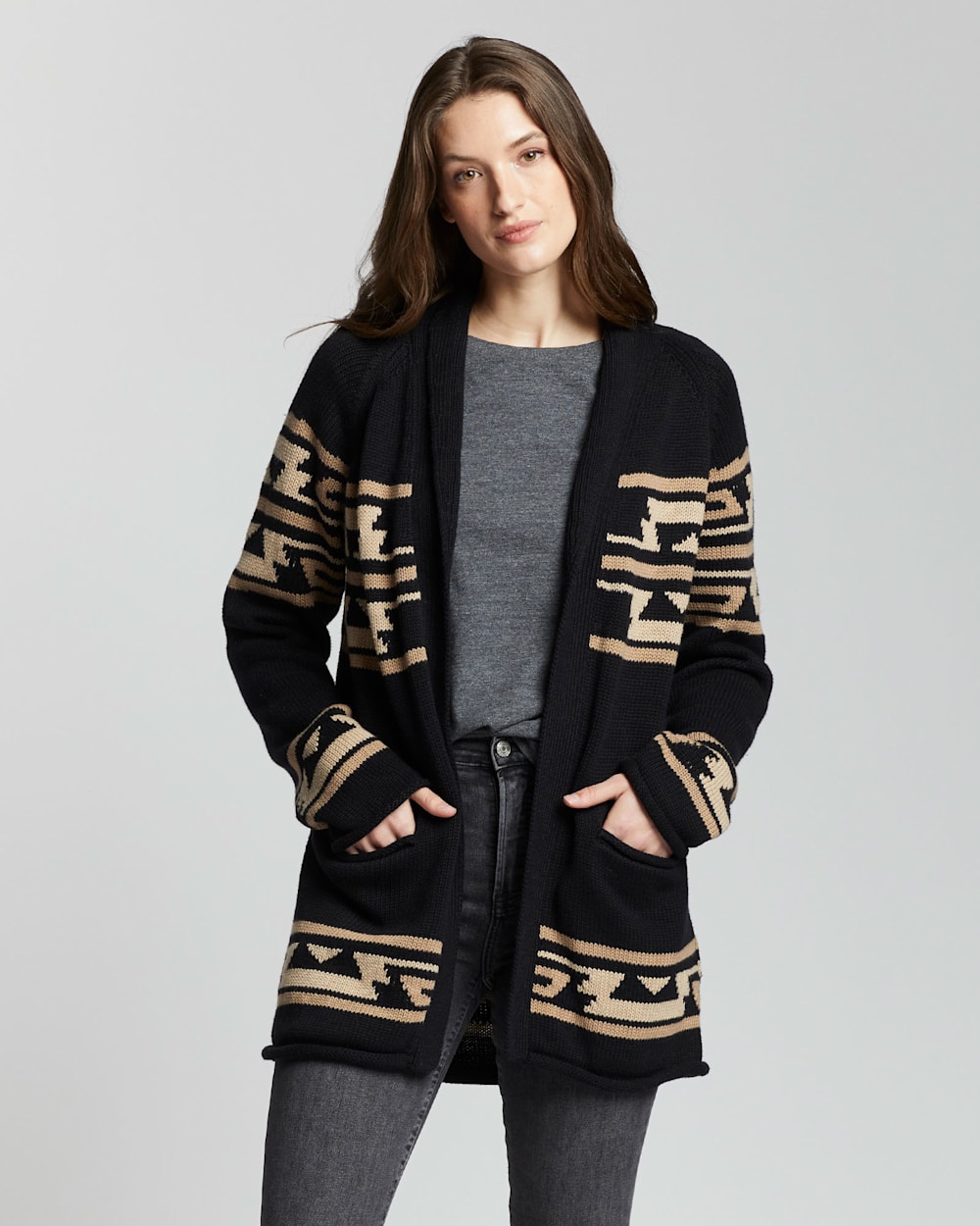 WOMEN'S ROCK POINT COTTON CARDIGAN