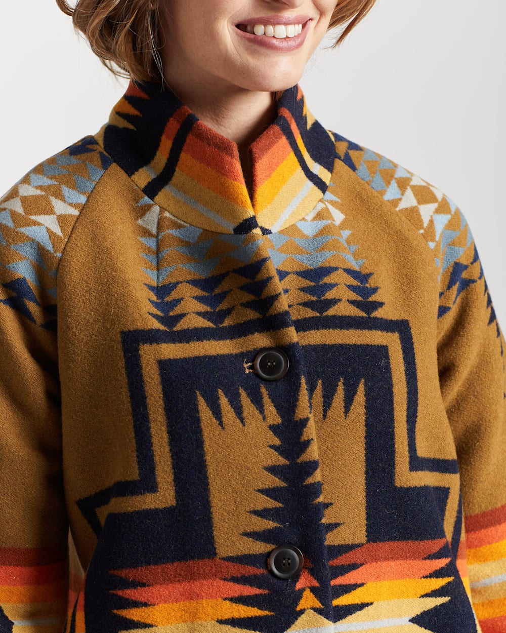 WOMEN S HARDING ARCHIVE BLANKET COAT