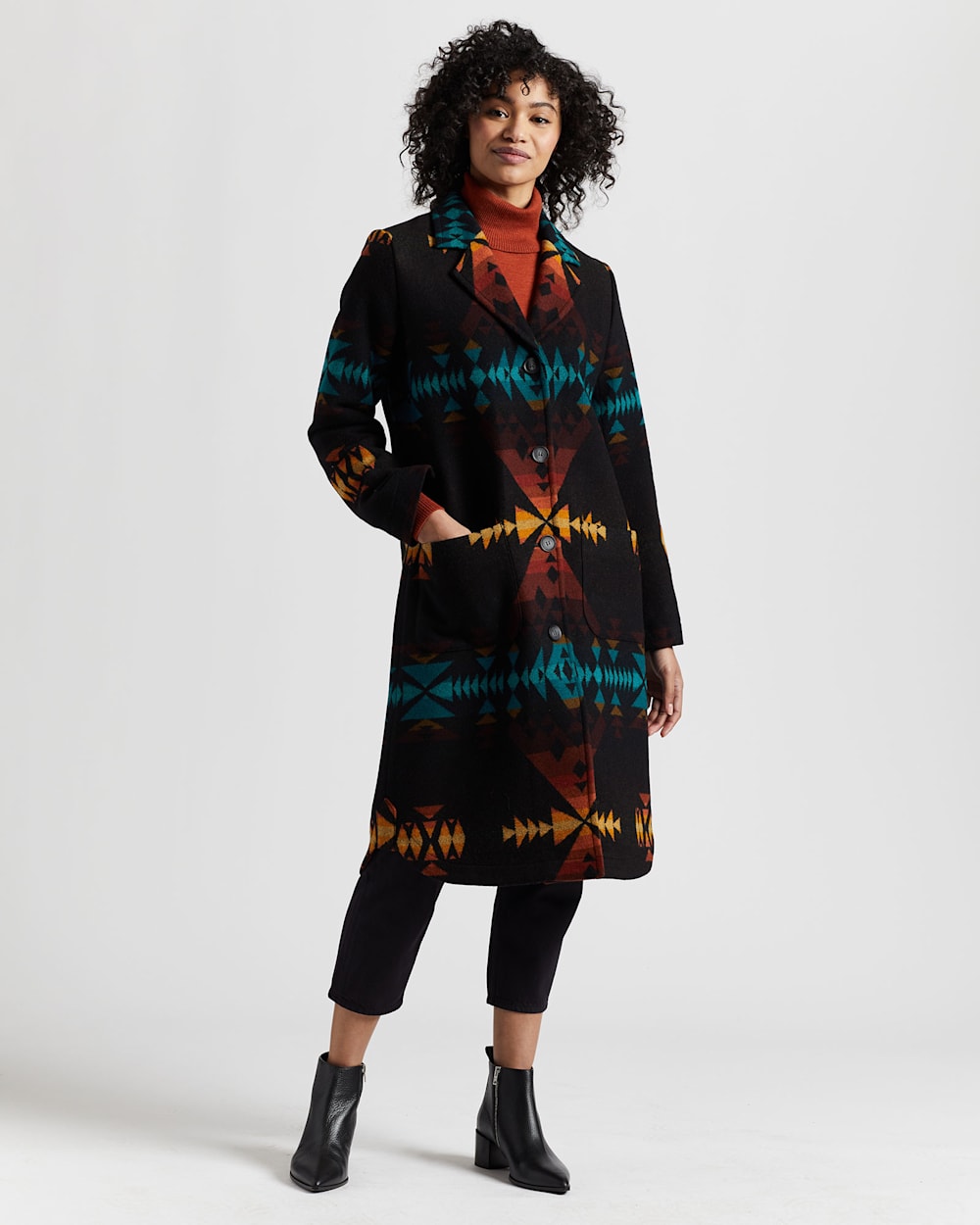 WOMEN S SADDLE MOUNTAIN BLANKET COAT