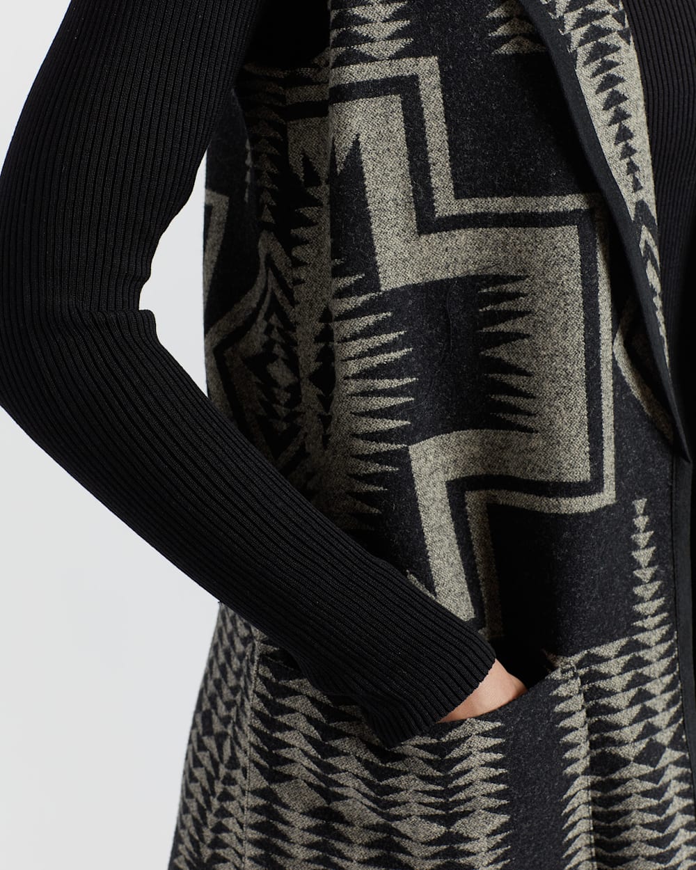 WOMEN S HARDING LONG WOOL VEST