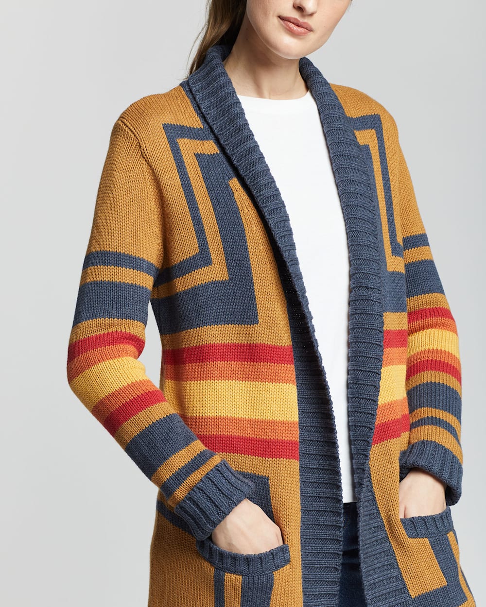楽天市場】ペンドルトン PENDLETON ワイドカーディガン