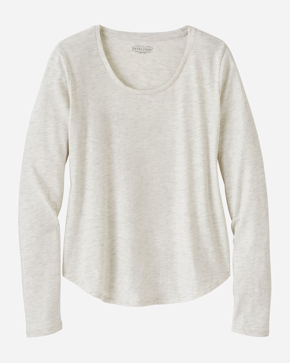 WOMEN'S LONG-SLEEVE JERSEY TEE IN GLACIER IVORY image number 1