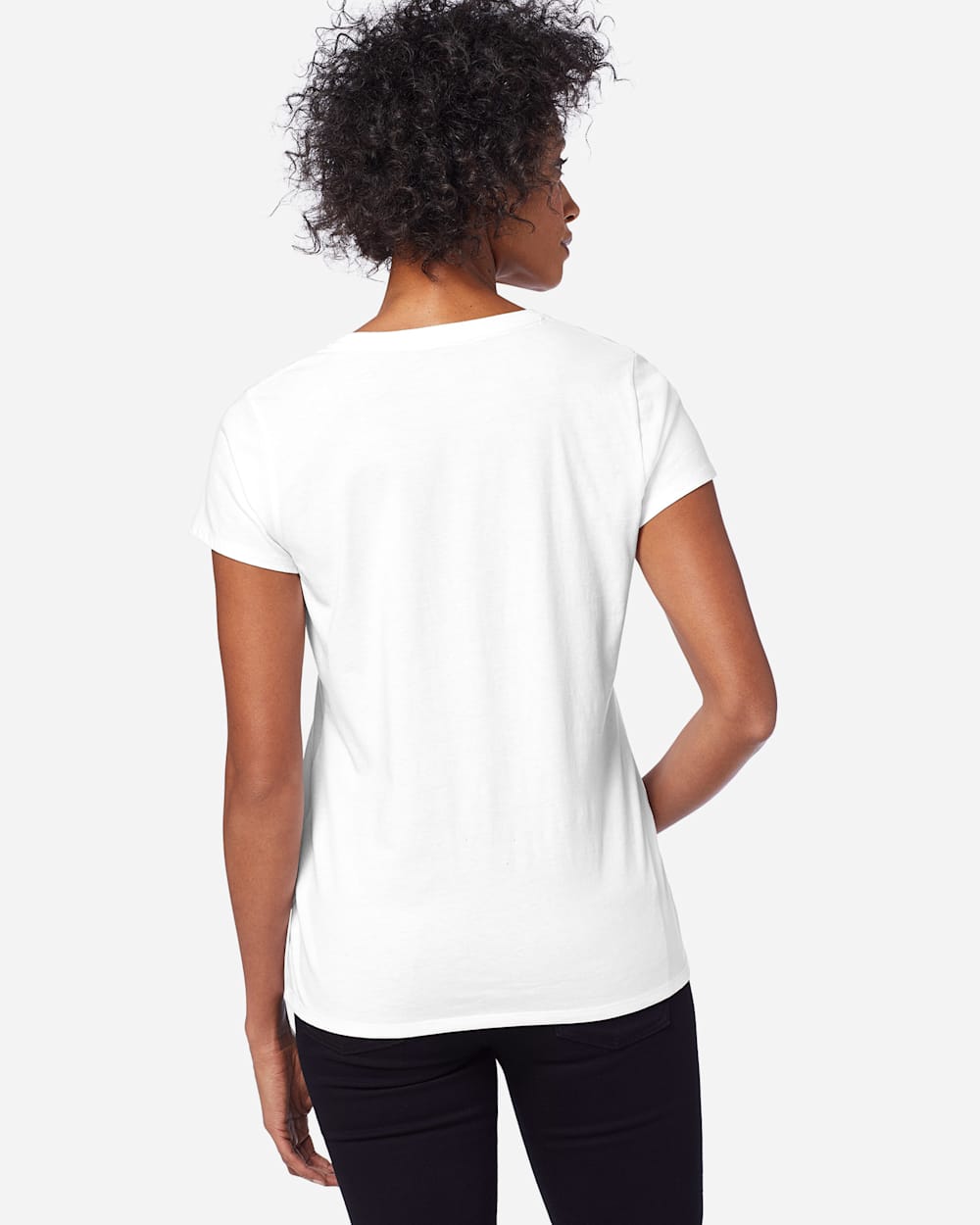 ADDITIONAL VIEW OF WOMEN'S HARDING GRAPHIC TEE IN WHITE image number 2