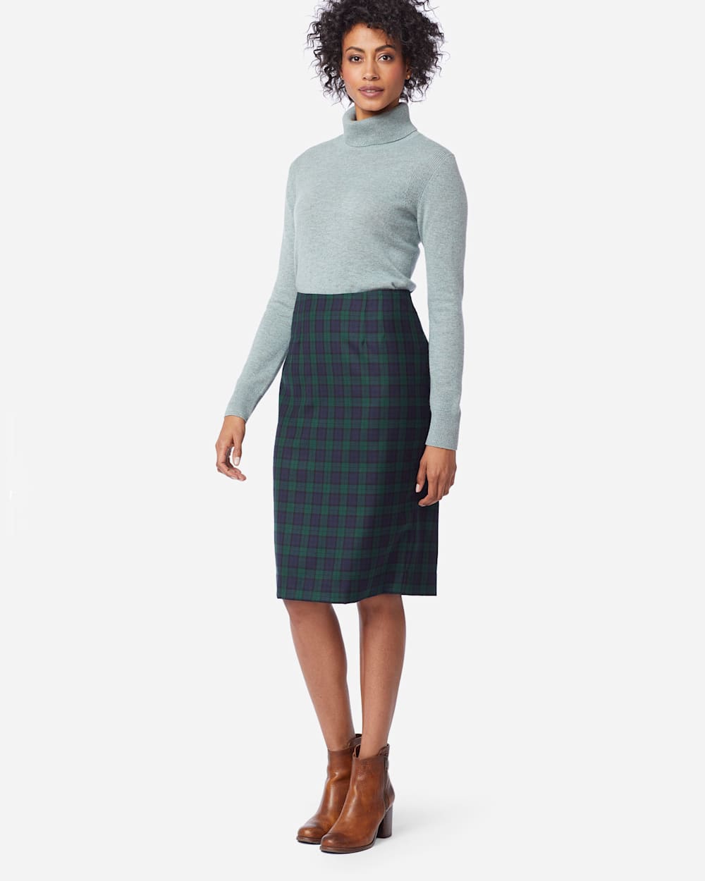 BLACK WATCH PENCIL SKIRT