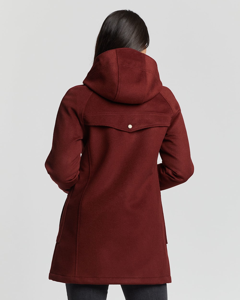 ALTERNATE VIEW OF WOMEN'S BEVERLY PATCH POCKET ANORAK IN BRICK image number 3