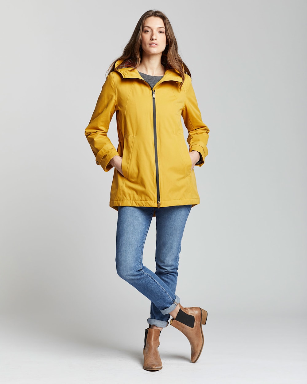 WOMEN'S SUNLAND ANORAK IN GOLDENROD image number 1