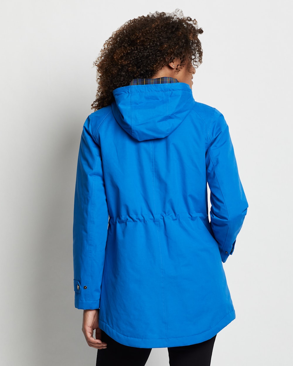 ALTERNATE VIEW OF WOMEN'S SUNLAND ANORAK IN ELECTRIC BLUE image number 4