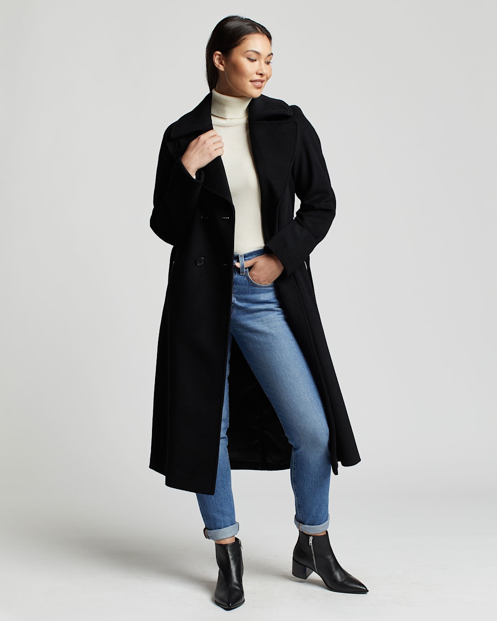 WOMEN S UPTOWN LONG WOOL COAT