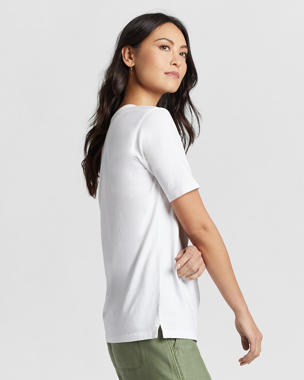 WOMEN'S DESCHUTES TEE IN WHITE image number 1