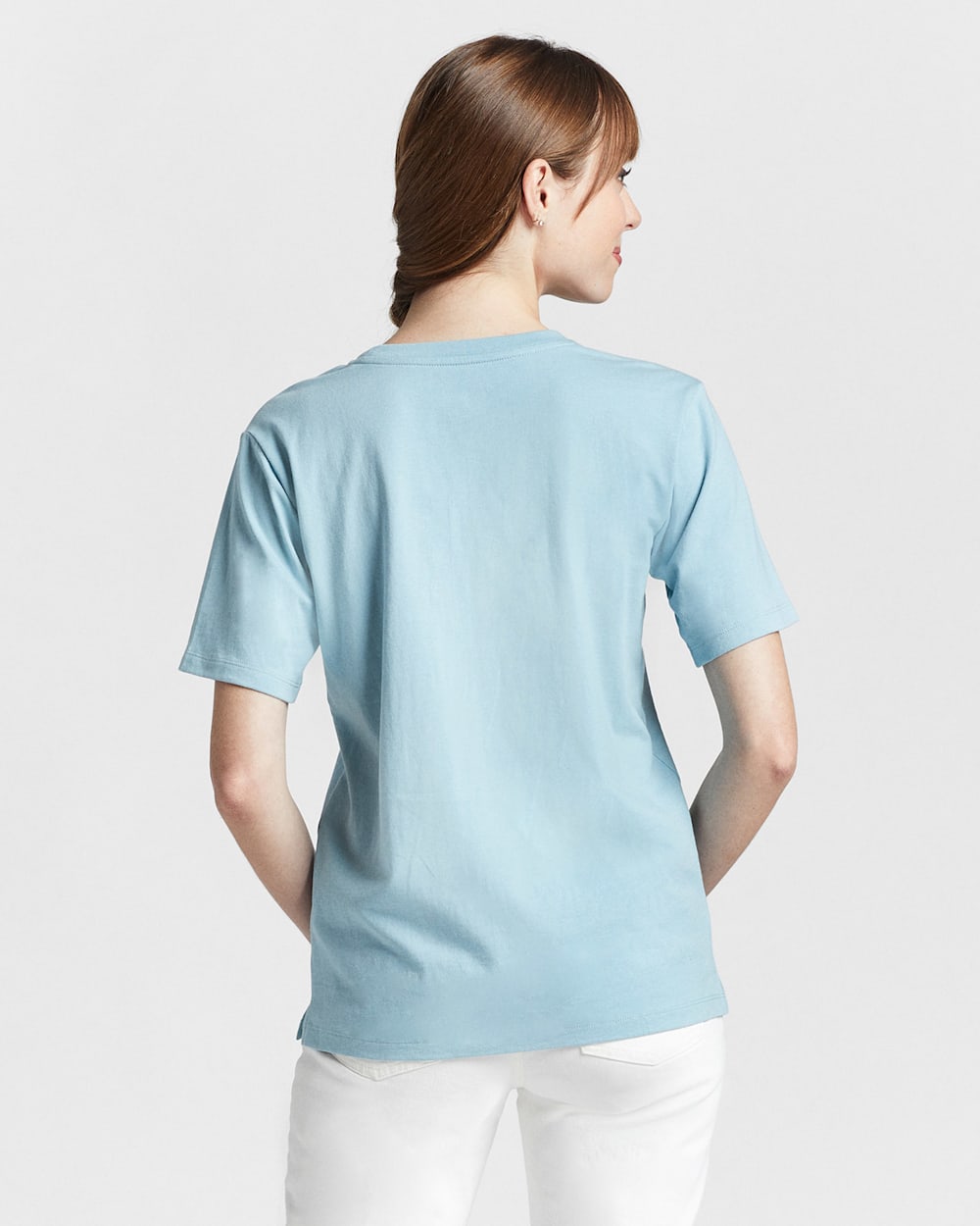 ALTERNATE VIEW OF WOMEN'S DESCHUTES TEE IN DUSTY AQUA image number 2