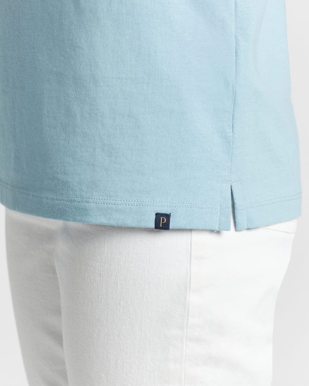 ALTERNATE VIEW OF WOMEN'S DESCHUTES TEE IN DUSTY AQUA image number 4