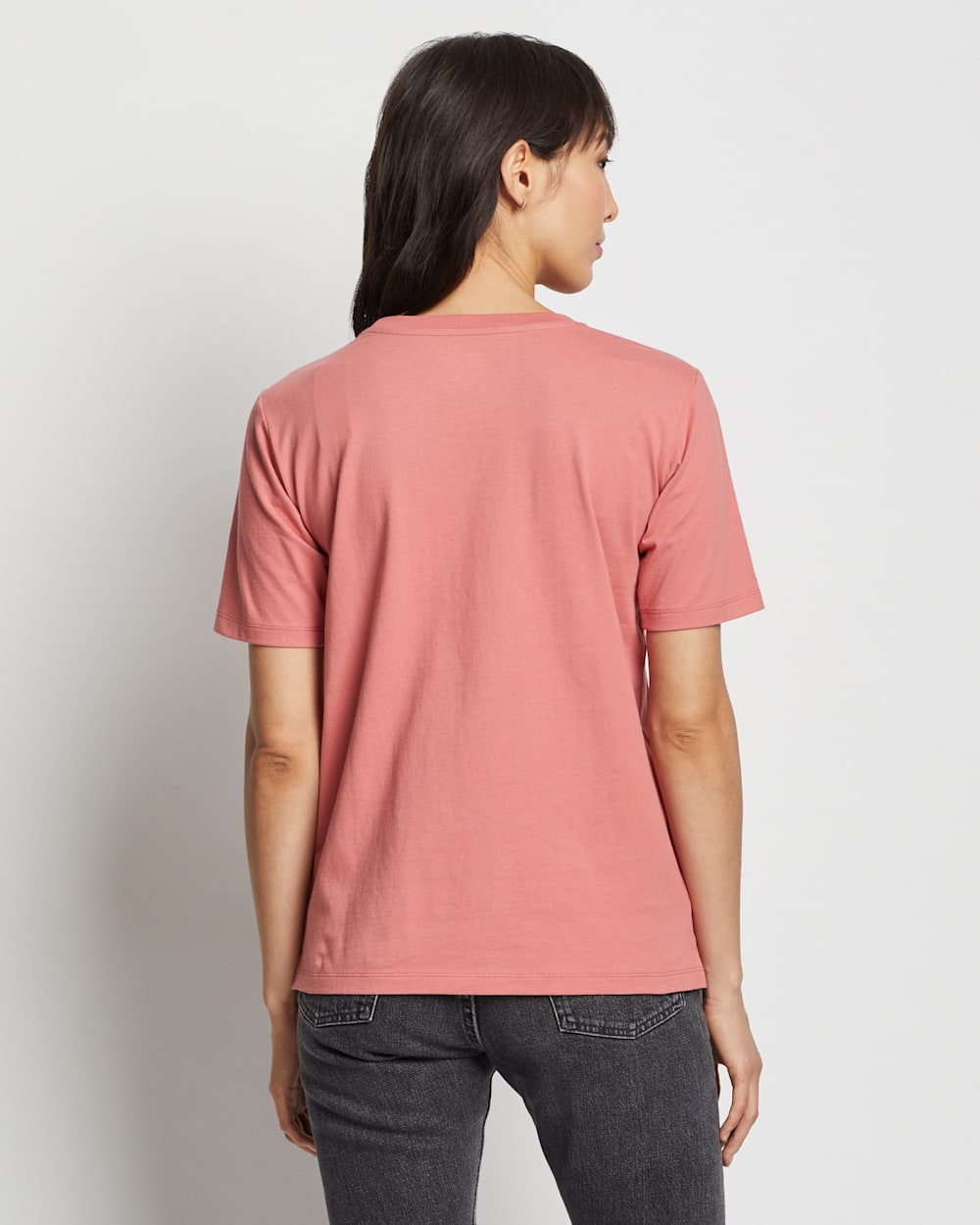 ALTERNATE VIEW OF WOMEN'S DESCHUTES TEE IN FADED ROSE image number 3
