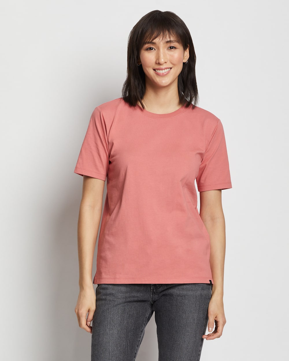 ALTERNATE VIEW OF WOMEN'S DESCHUTES TEE IN FADED ROSE image number 4