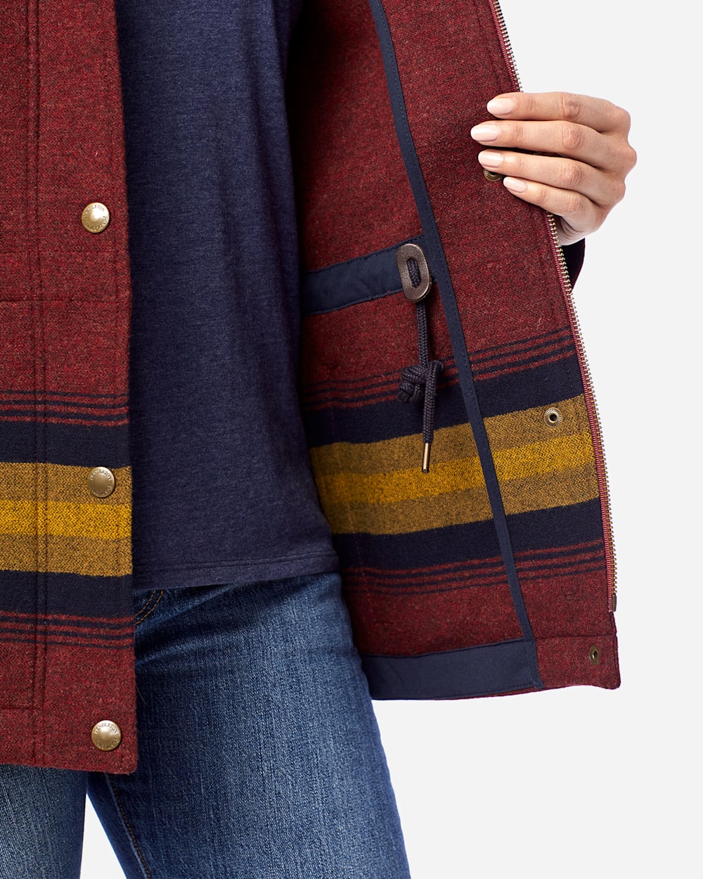 WOMEN'S ZION STRIPE ANORAK