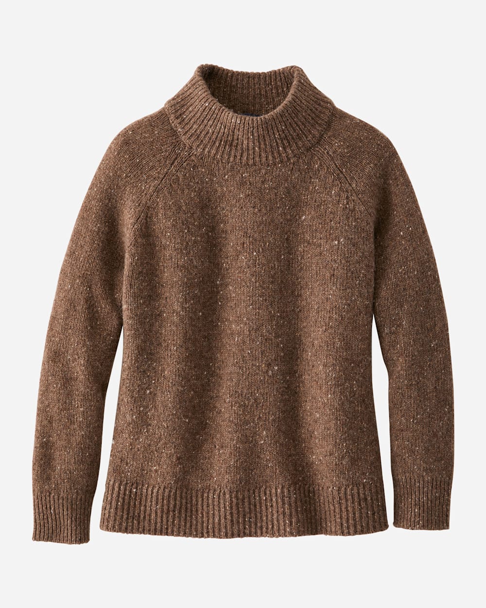 WOMEN'S DONEGAL MERINO SWEATER IN BROWN image number 1