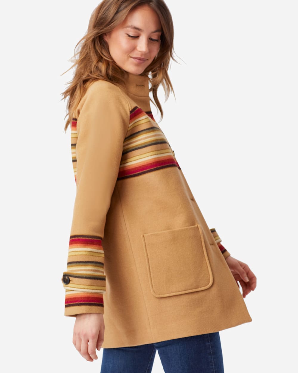 WOMEN'S JACQUARD COAT