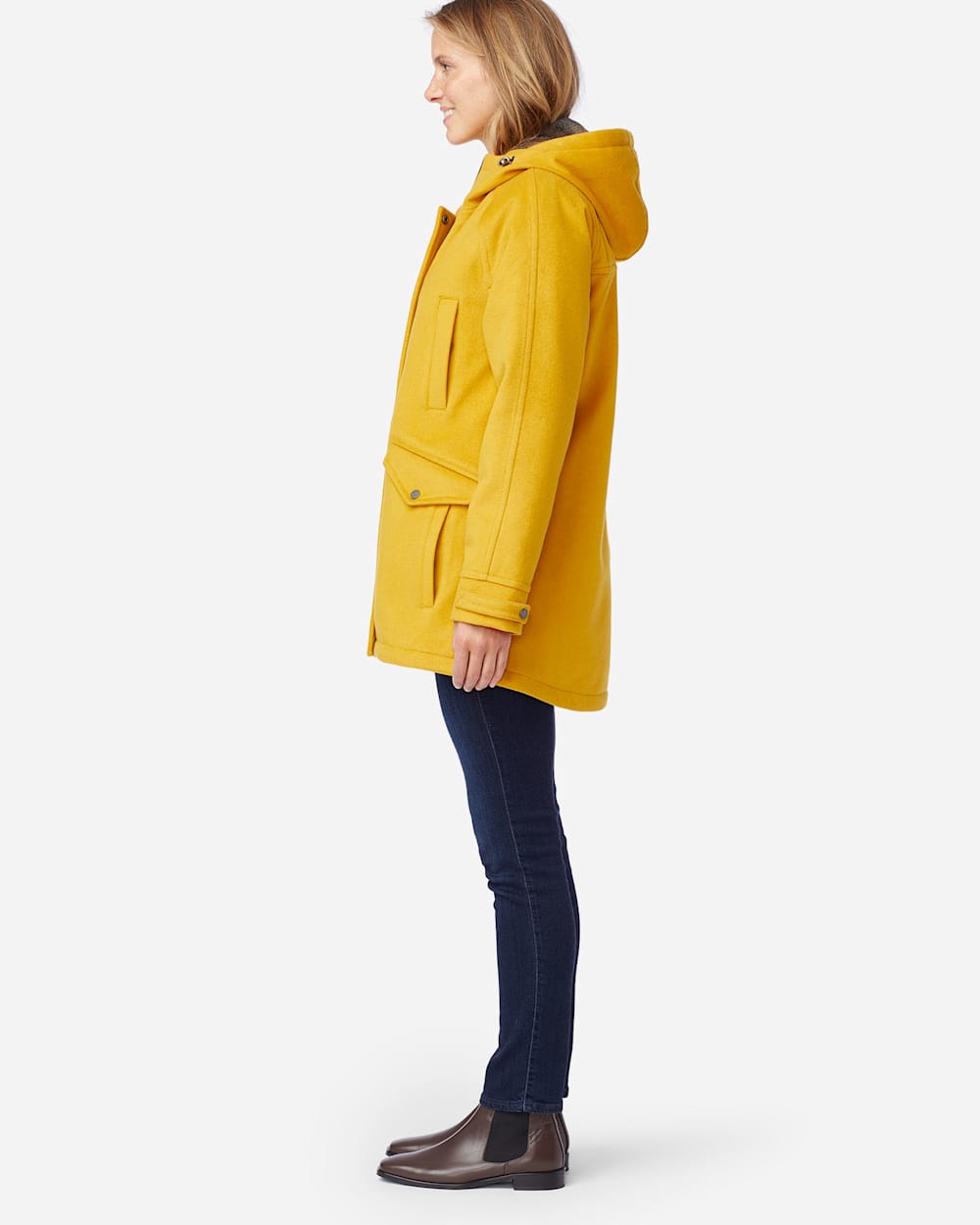 ALTERNATE VIEW OF WOMEN'S WEST HAVEN INSULATED COAT IN GOLDENROD image number 2