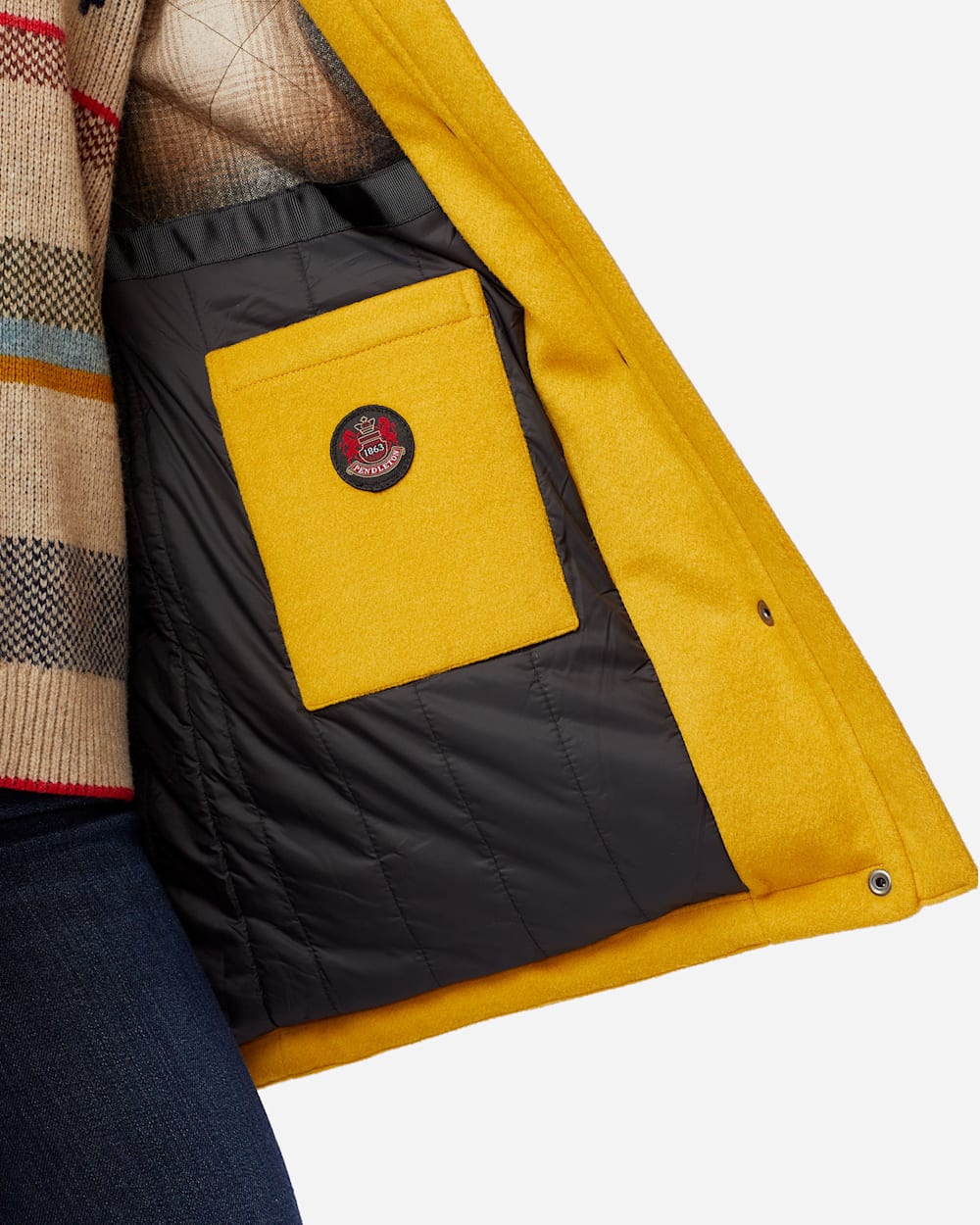 ALTERNATE VIEW OF WOMEN'S WEST HAVEN INSULATED COAT IN GOLDENROD image number 6