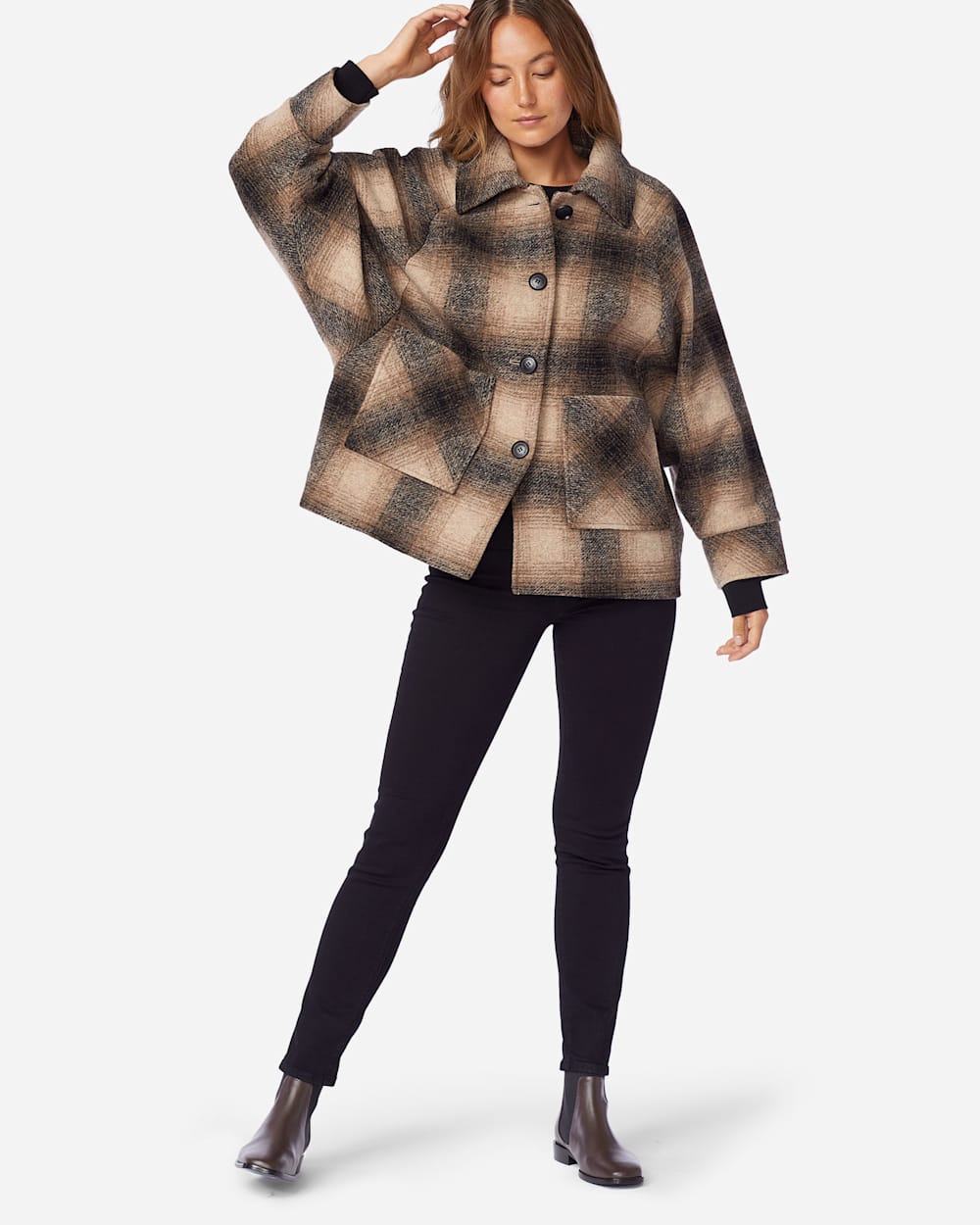 ジャケット・アウター eLLa quilting cape coat WOMEN'S ALEXANDRIA CAPE COAT