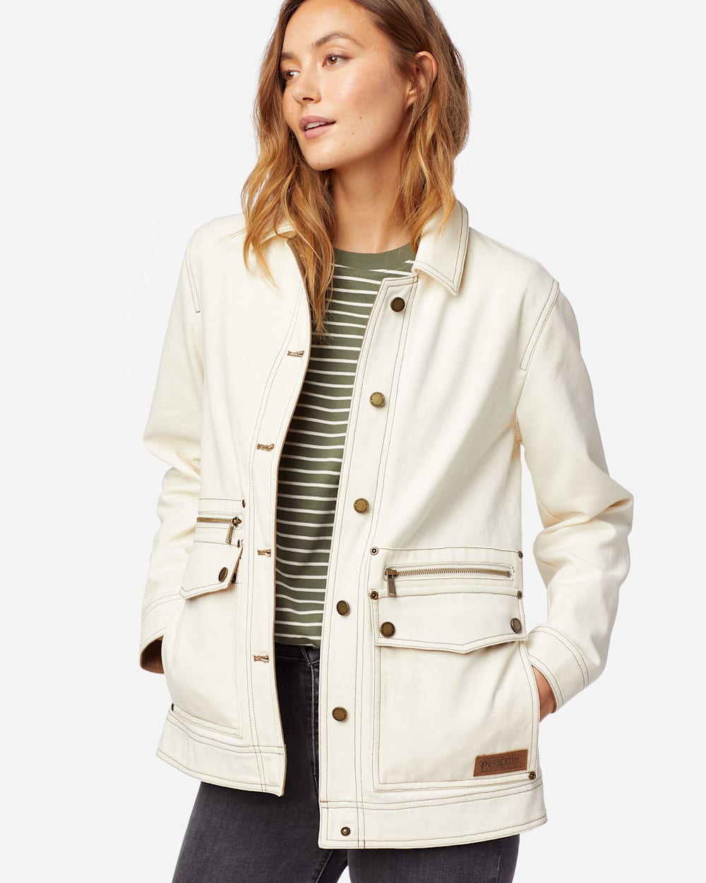 WOMEN'S RAMBLE CREEK CANVAS BARN COAT image number 1