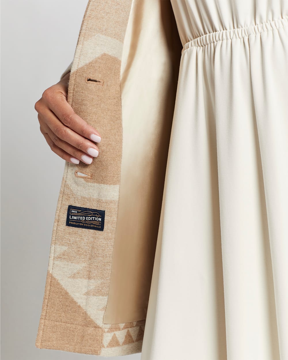 ジャケット・アウター 60s PENDLETON shawl collar wool coat usa WOMEN'S CHEYENNE FRINGED SHAWL-COLLAR COAT