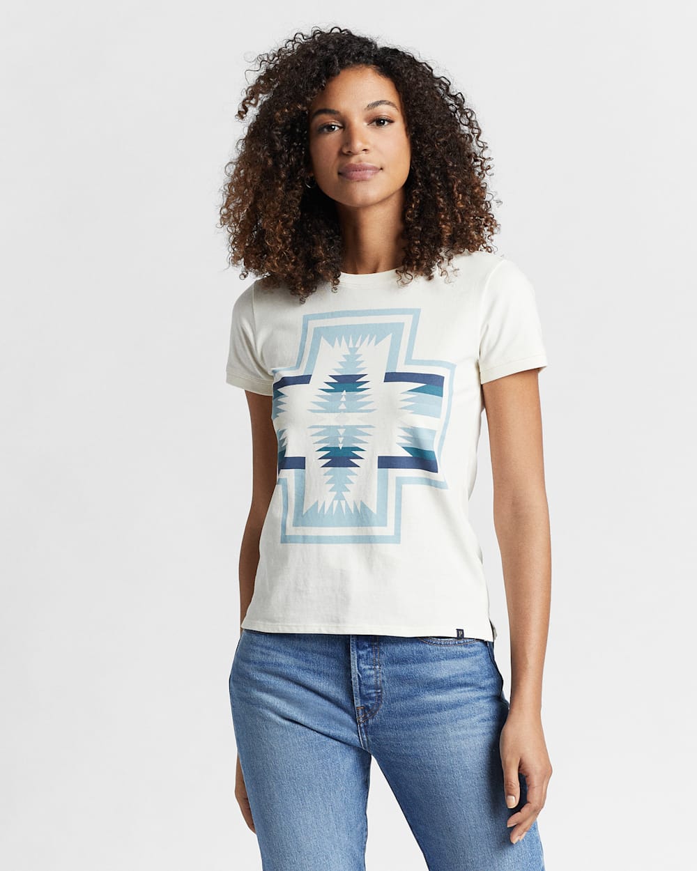 WOMEN'S HOOD RIVER HARDING TEE IN ANTIQUE WHITE image number 1