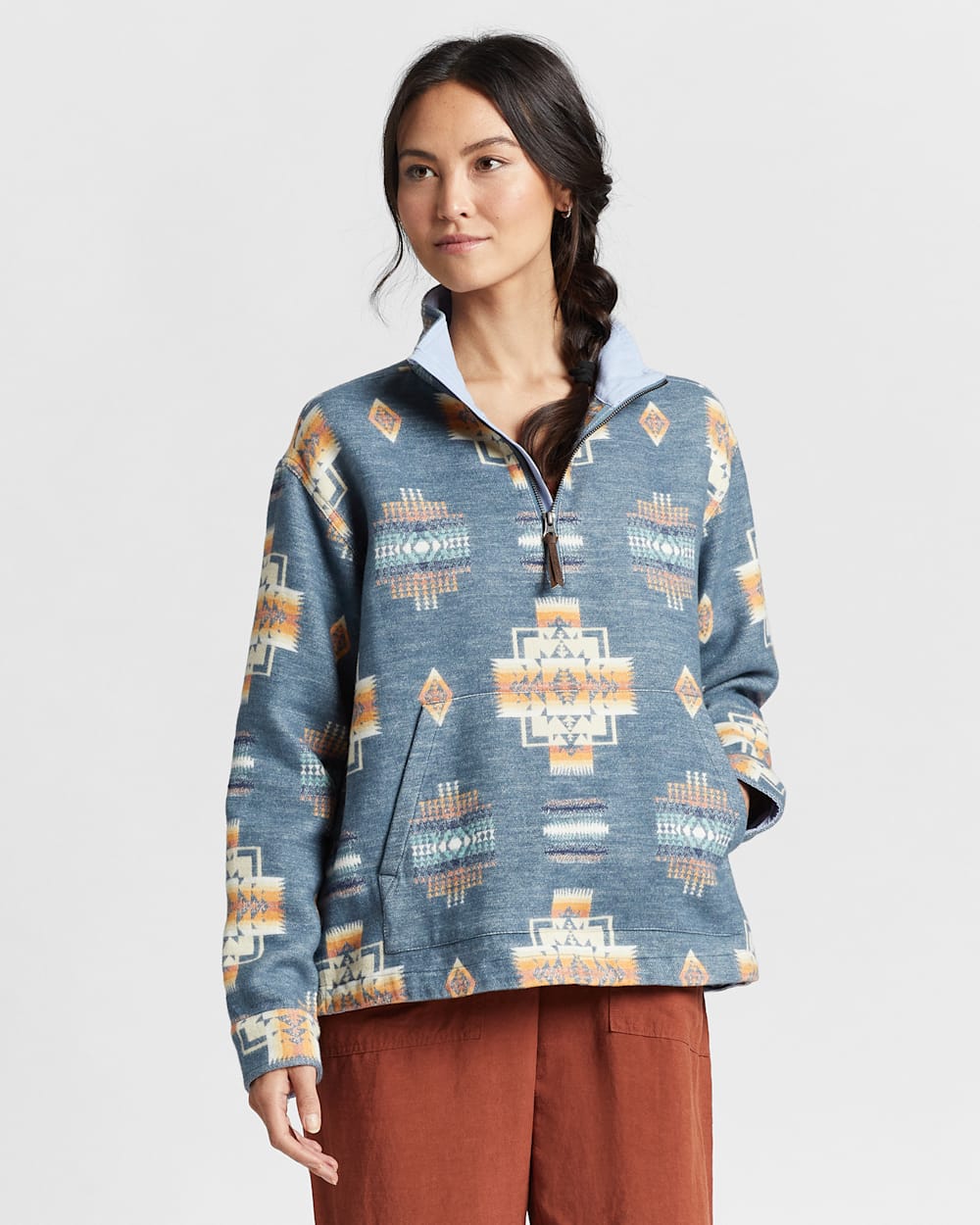 WOMEN'S DOUBLESOFT HALF-ZIP PULLOVER