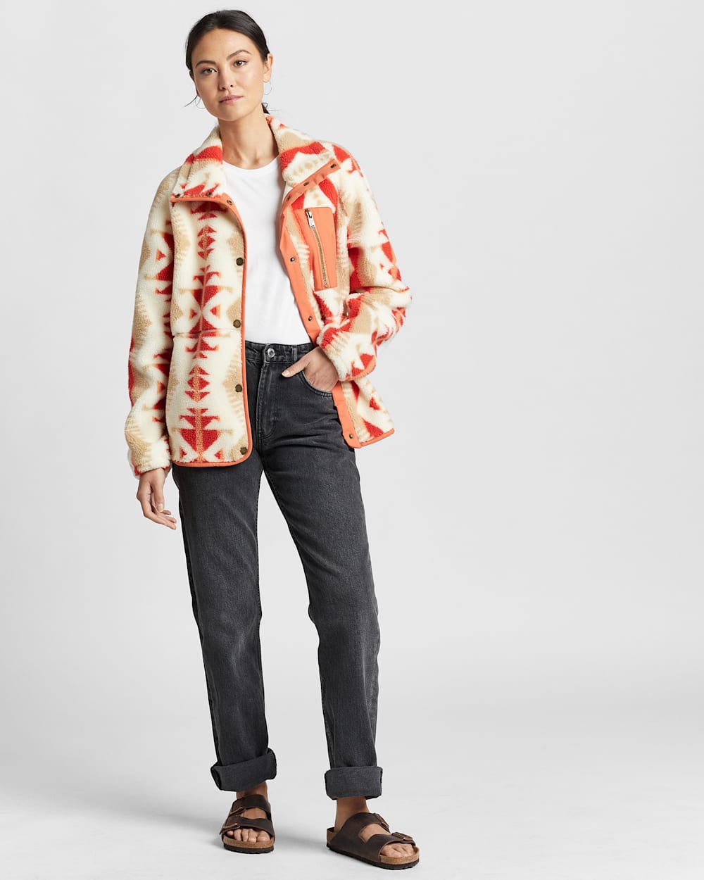 WOMEN'S PIKE SNAP-FRONT FLEECE JACKET