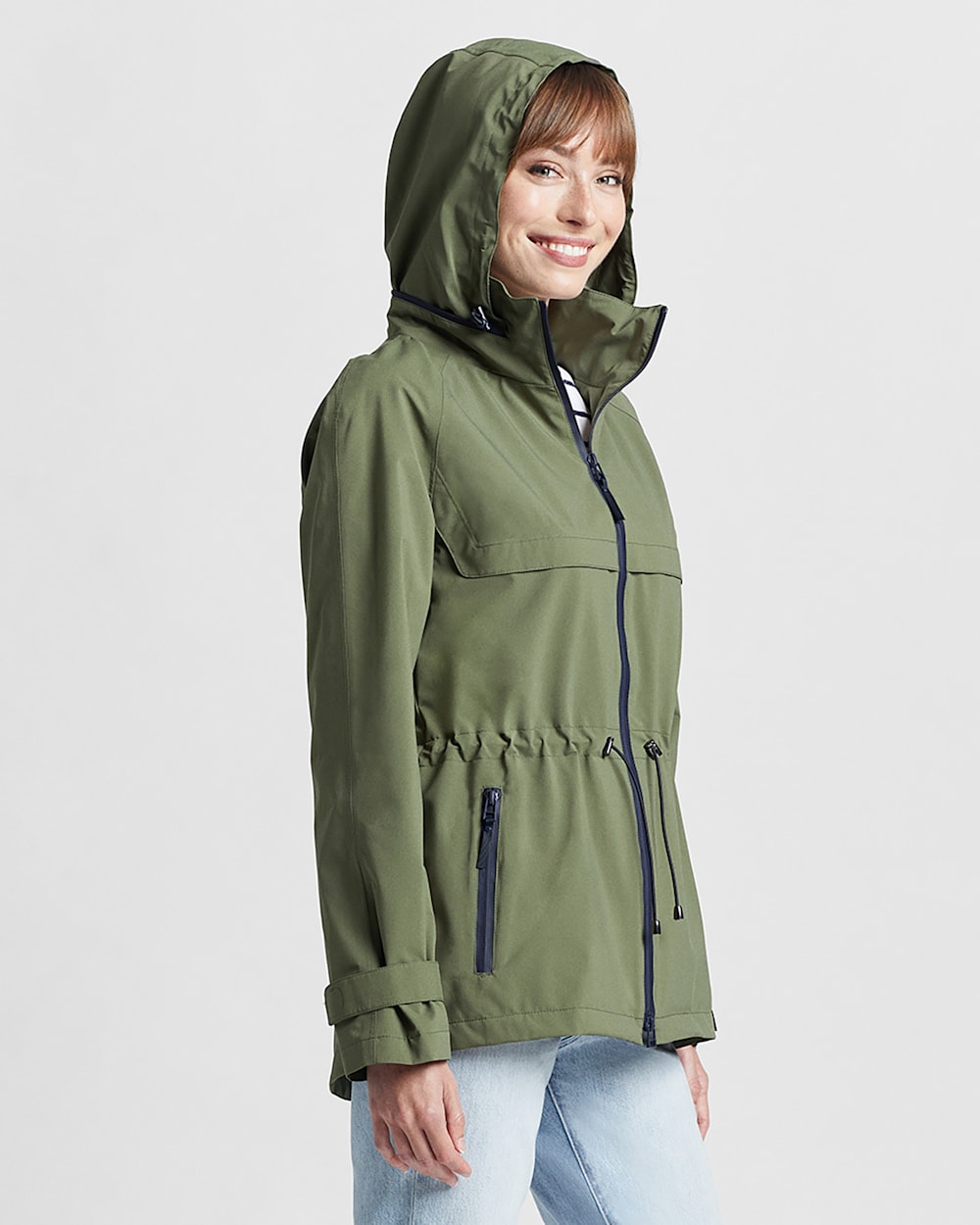 ALTERNATE VIEW OF WOMEN'S PARADISE RIPSTOP JACKET IN CLOVER image number 4