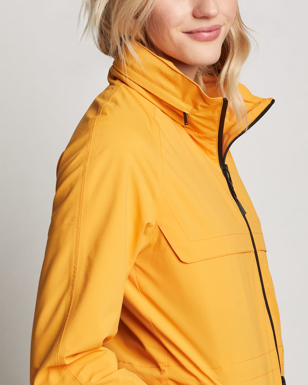 ALTERNATE VIEW OF WOMEN'S PARADISE RIPSTOP JACKET IN SUNSET image number 2