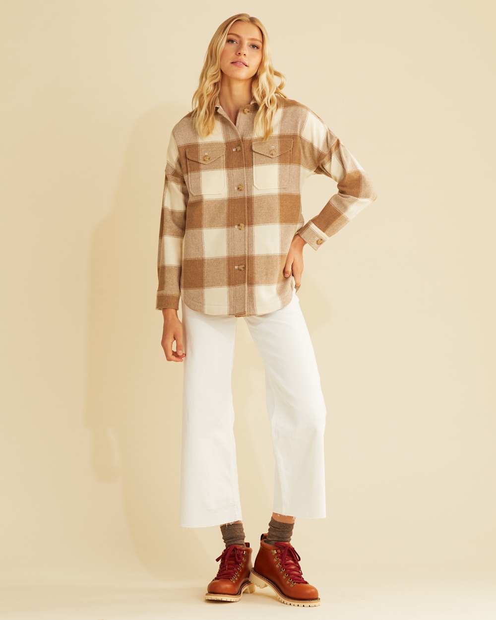 WOMEN'S WOOL SHIRT JACKET