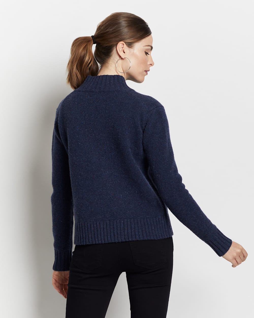 Shoulder patch sweater shop