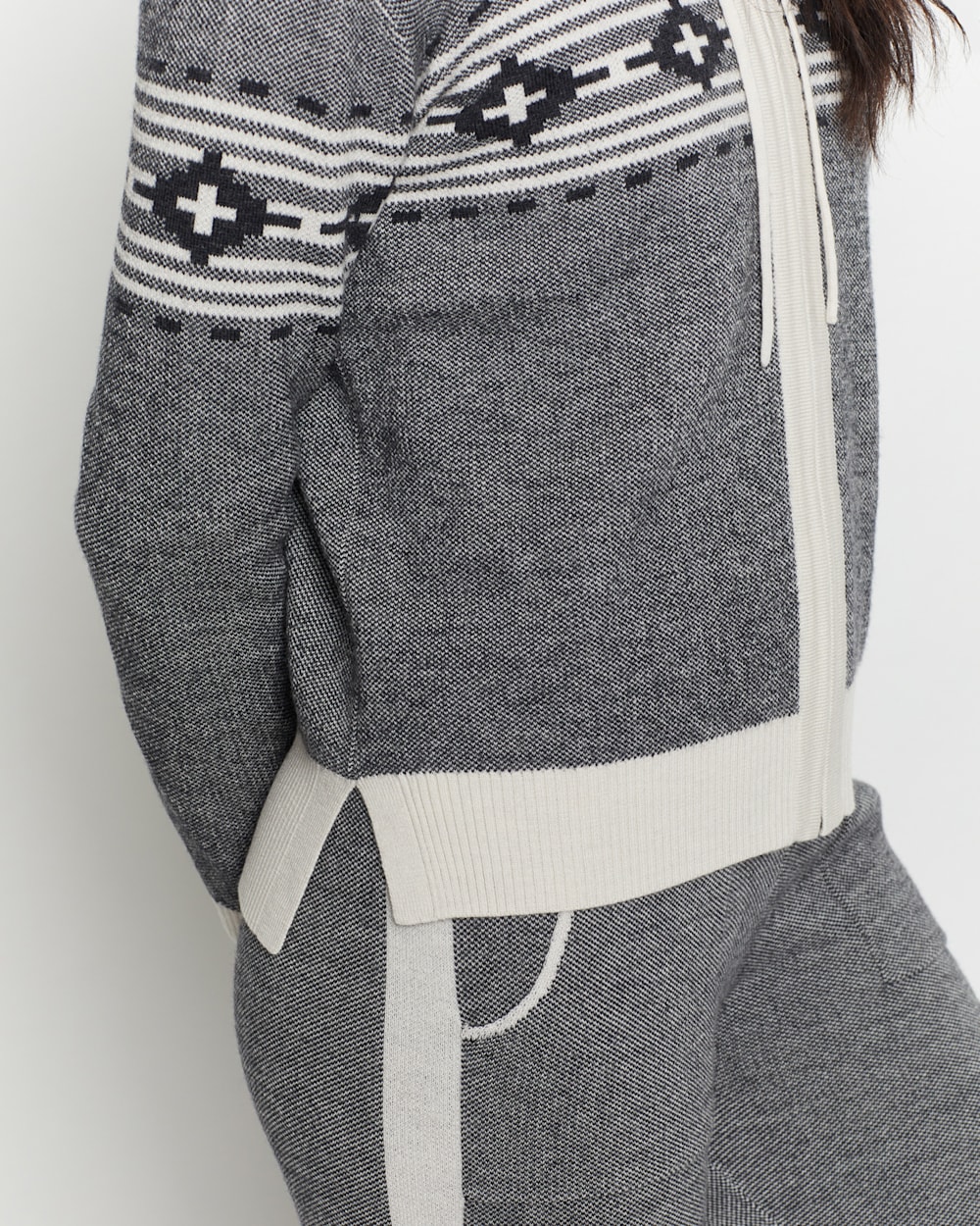 新品　BRIEFING　MERINO HIGH NECK HOODIE Men's Heather Grey Merino Wool Hoodie–Soft & Breathable