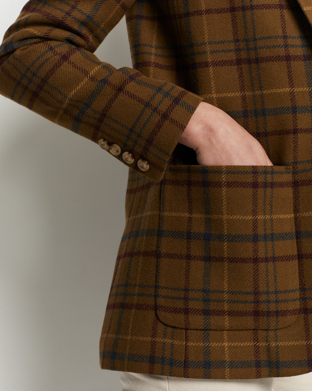 Pendleton plaid blazer sale