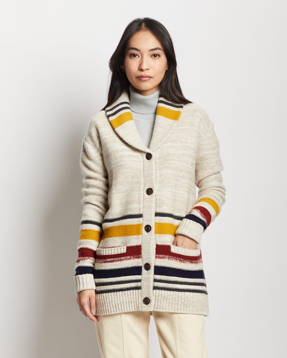 Lambswool cardigan womens sale