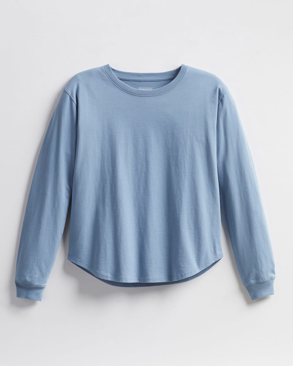 WOMEN'S LONG-SLEEVE DESCHUTES TEE IN BAY BLUE image number 1