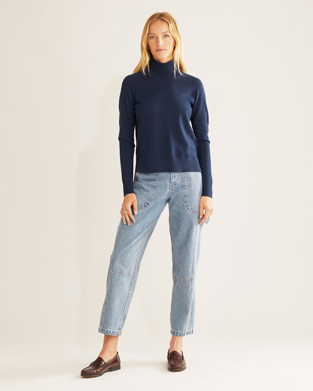 Stay Warm in the Women s Raglan Merino Turtle Neck Pendleton