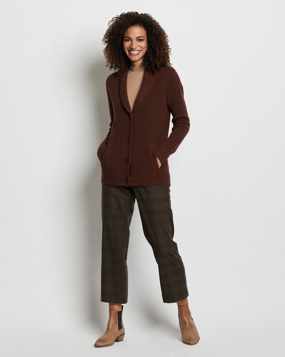 トップス SHETLAND WOOL CASHMERE KNIT CARDIGAN 5 SHETLAND WOOL CASHMERE KNIT CARDIGAN #TOP BEIGE [A24AS01SC] – ciacura