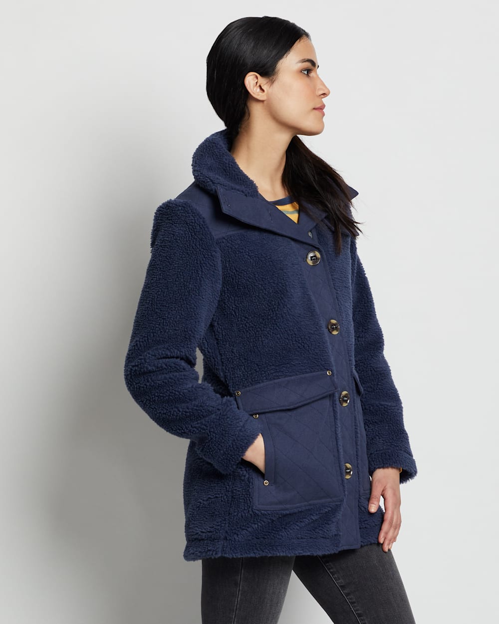 Women's berber fleece coat store
