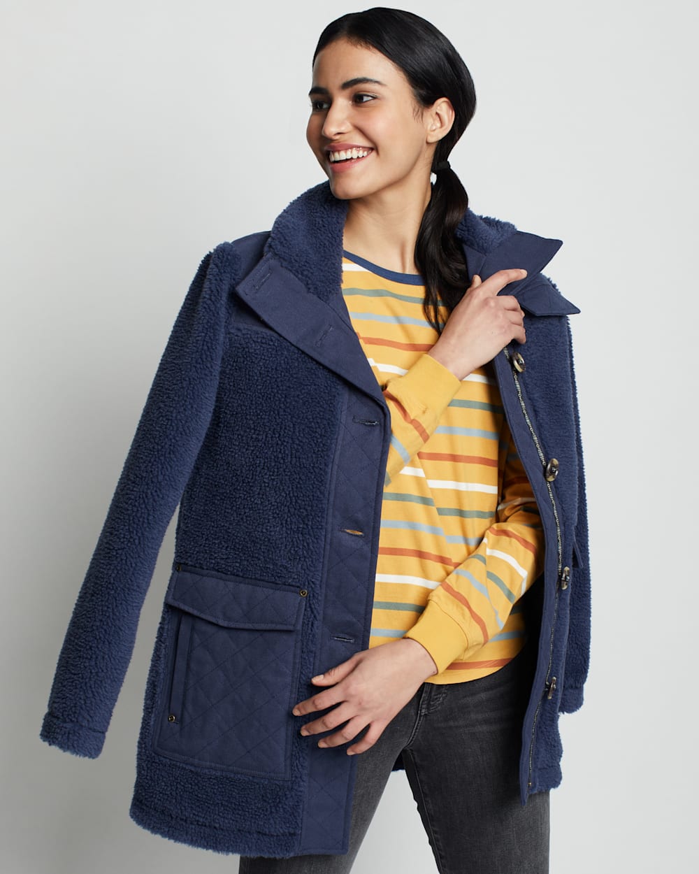 WOMEN S DEARBORN BERBER FLEECE BARN COAT
