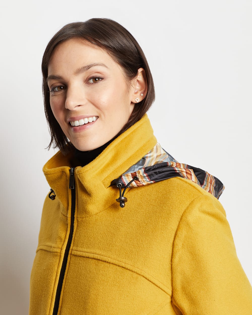 ALTERNATE VIEW OF WOMEN'S HAMPTON COAT IN GOLDENROD image number 4