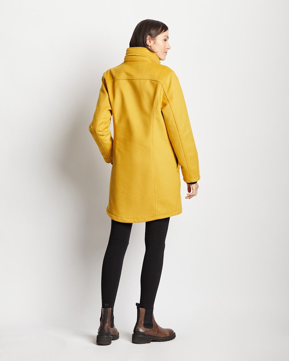 ALTERNATE VIEW OF WOMEN'S HAMPTON COAT IN GOLDENROD image number 7