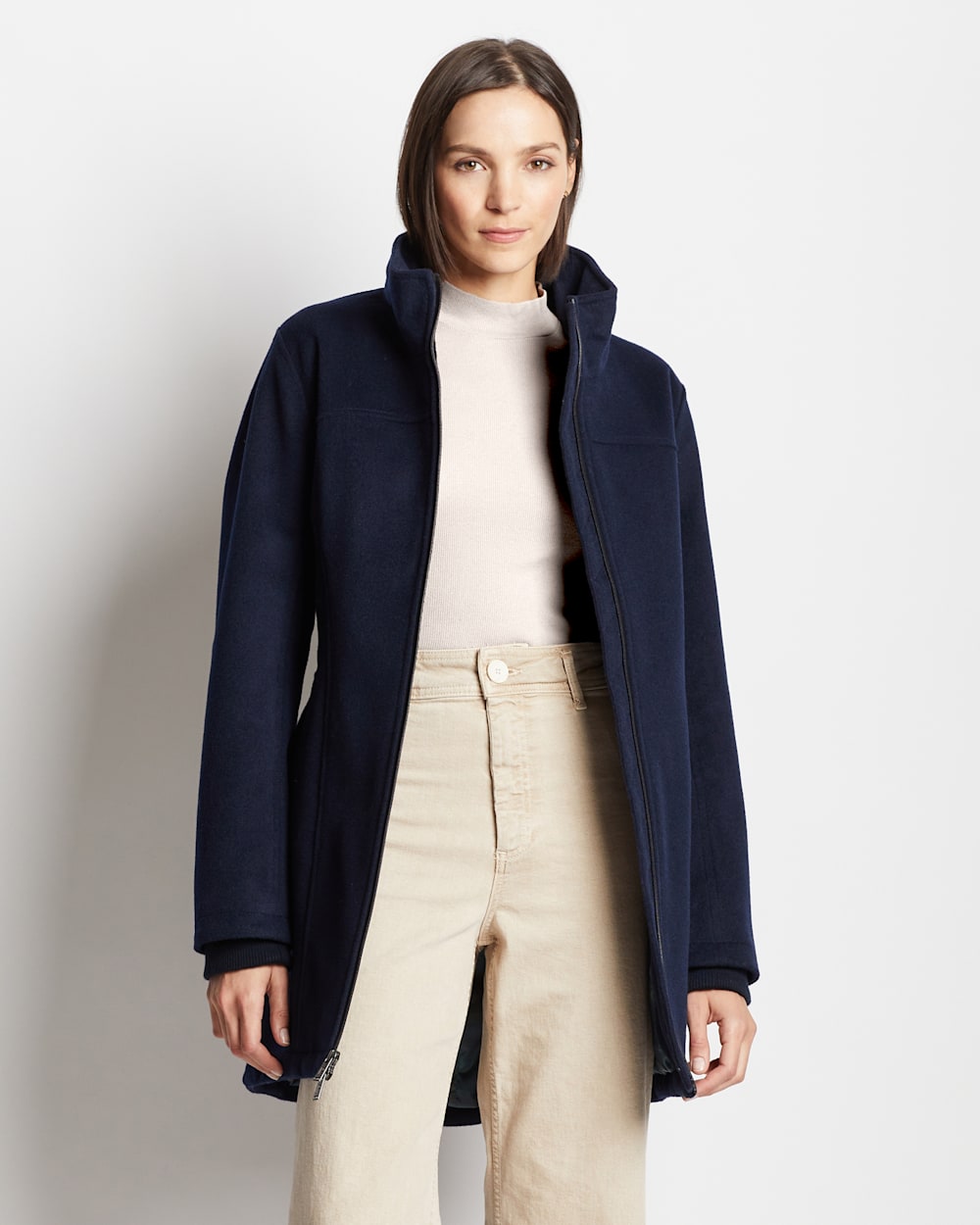 ALTERNATE VIEW OF WOMEN'S HAMPTON COAT IN MIDNIGHT image number 2