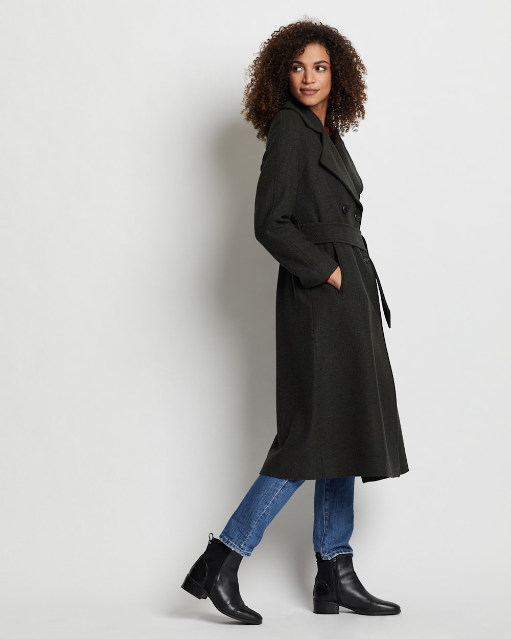 WOMEN'S UPTOWN LONG WOOL COAT